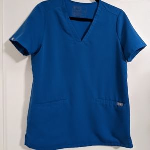 Figs Scrubs Medium Alps Blue EUC